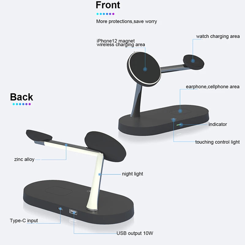 3in1 Fast charging deck