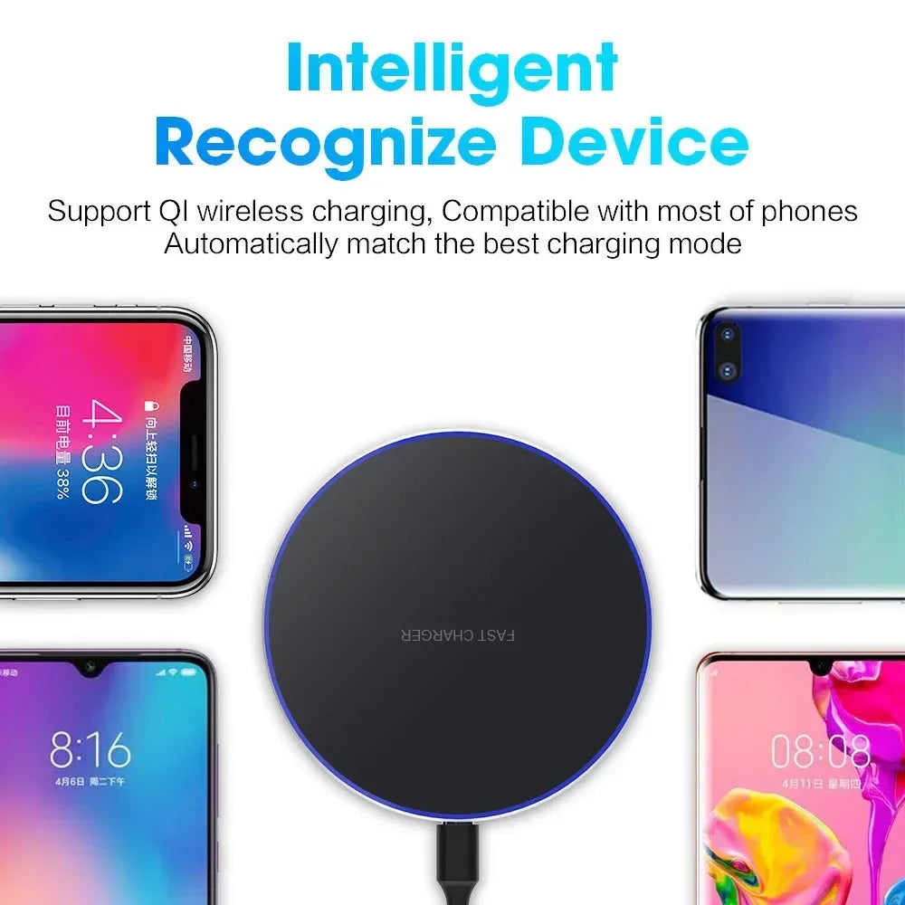 Fast wireless charging slim pad
